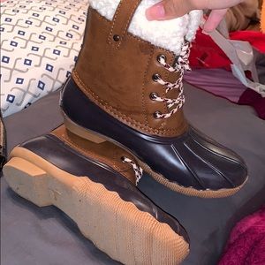 American eagle duck boots!